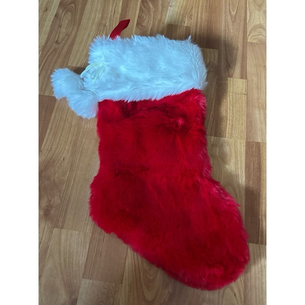 Red/White‎ Plush
Christmas Stocking.